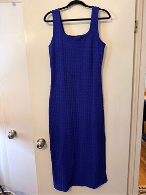 French Connection Sleeveless Maxi Dress in Cobalt Blue